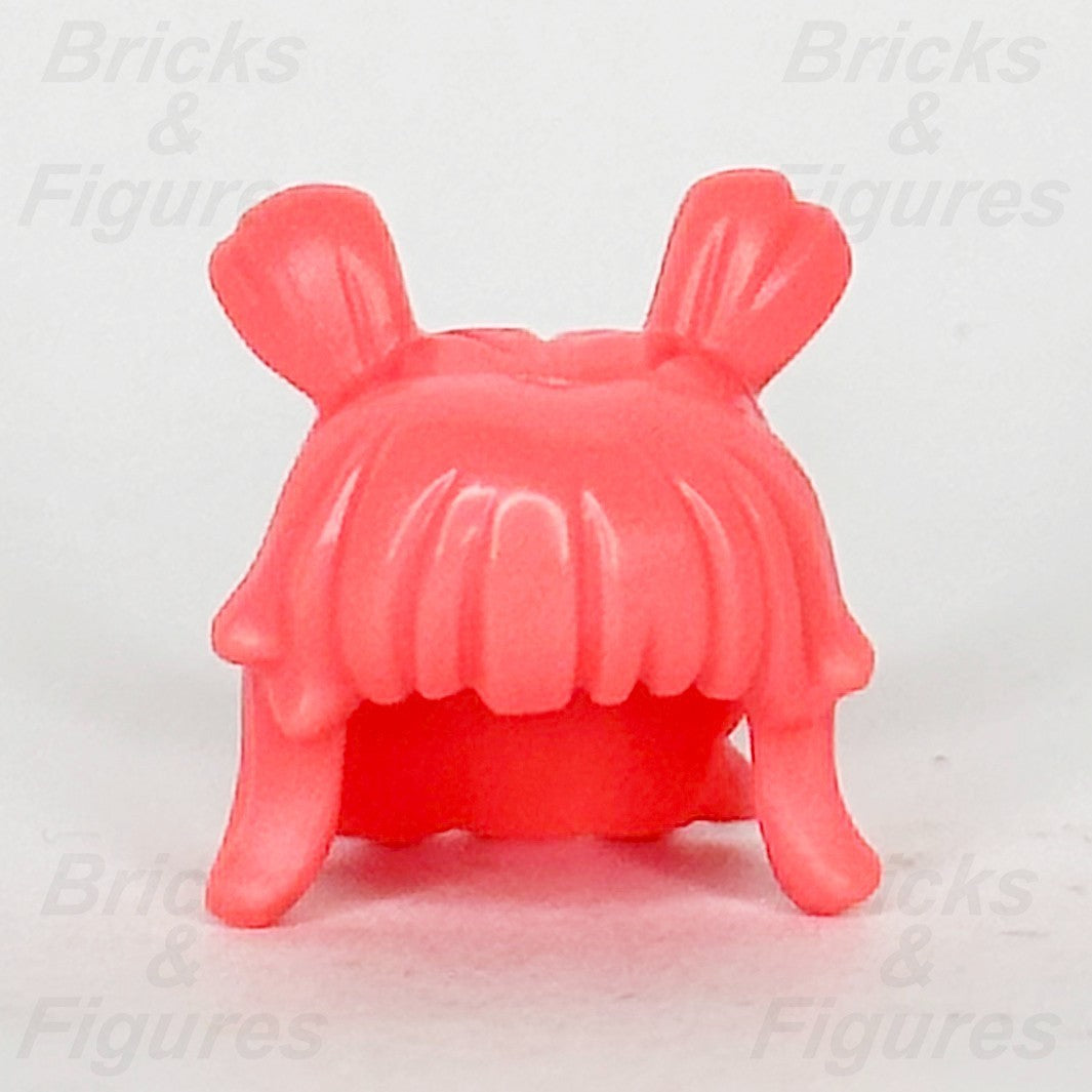 LEGO® Ninjago Coral Pink Hair Minifigure Part Sora Space Bun Thick Bangs 669150