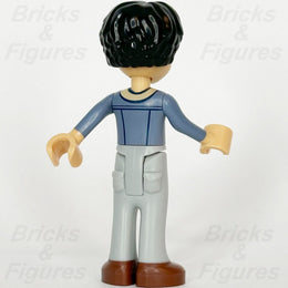 LEGO Friends Niko Minifigure Sand Blue Jacket Brown Shoes Minifig 41757 frnd625 - Bricks & Figures