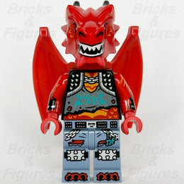 LEGO Vidiyo Metal Dragon Minifigure BeatBox Red Dragon Minifig 43109 vid019 - Bricks & Figures