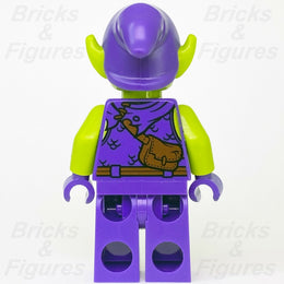 LEGO Super Heroes Green Goblin Minifigure SpiderMan Lime Skin 76133 sh0545 Used3