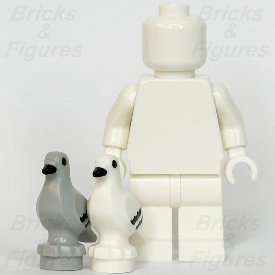LEGO City Pigeon Animal Minifigure Part Light Bluish Grey & White Bird 7188 x 23