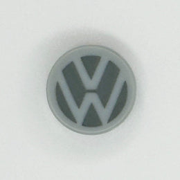 LEGO Volkswagen Logo Part Round Tile 1 x 1 VW Light Bluish Grey Badge 10252 Rare0