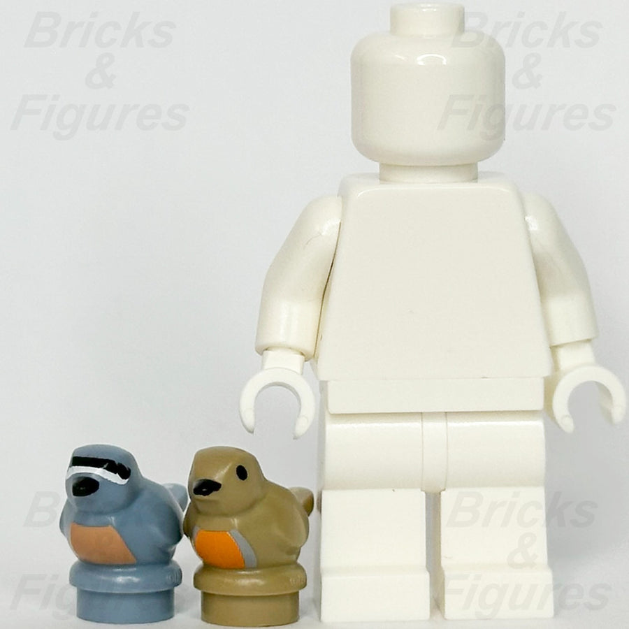 LEGO Small Bird Animal Minifigure Part Sand Blue & Dark Tan 11372 41835 x 24