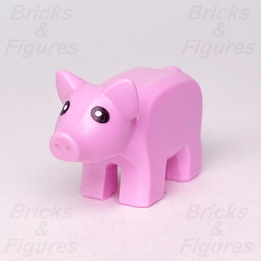 LEGO® City Bright Pink Baby Piglet Animal Minifigure Part Pig Farm 63197510