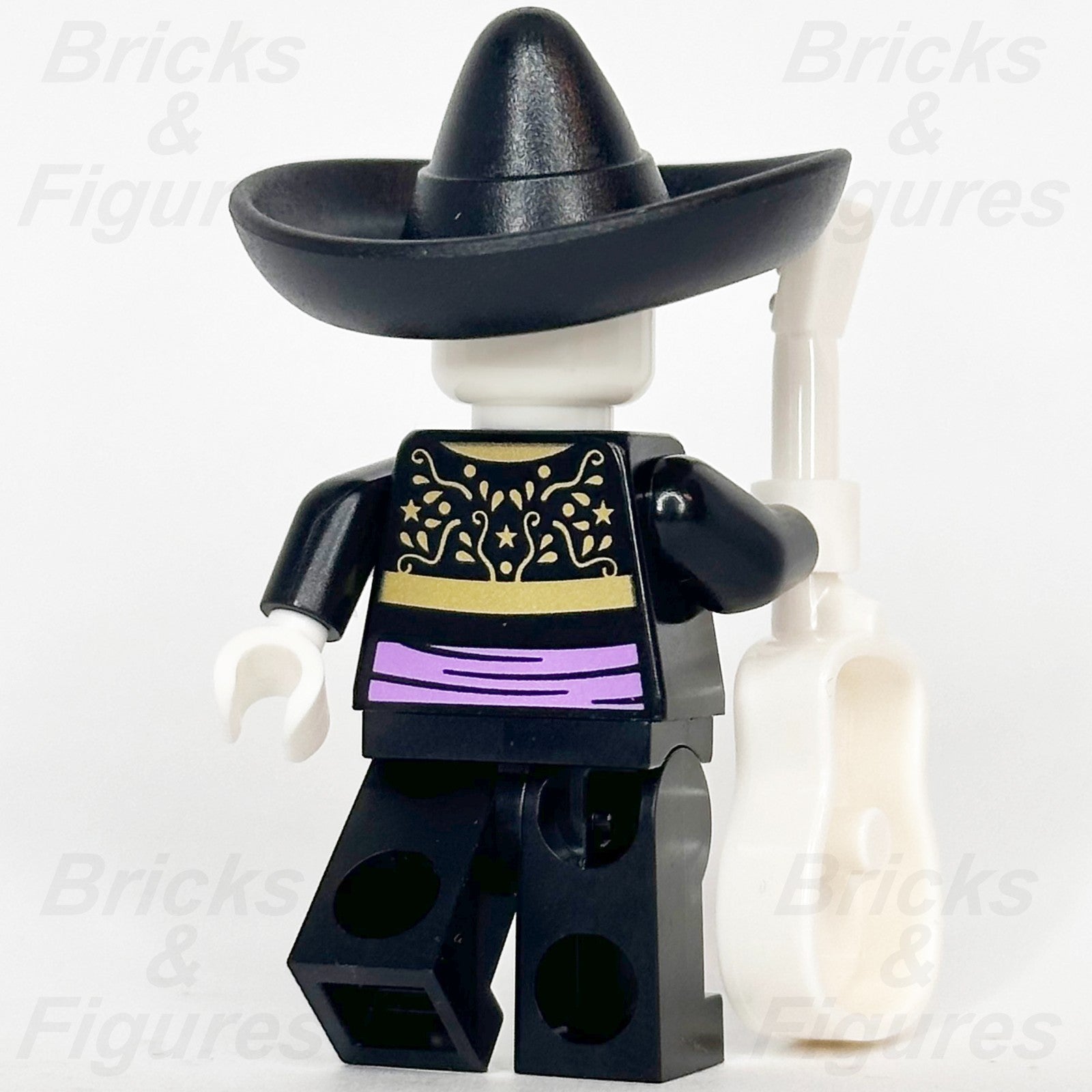 LEGO Mariachi Minifigure Halloween w/ White Guitar Build-A-Minifigure BAM 20252