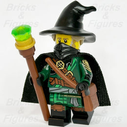 Custom Castle Travelling Wizard Minifigure  Made with Genuine LEGO Parts0