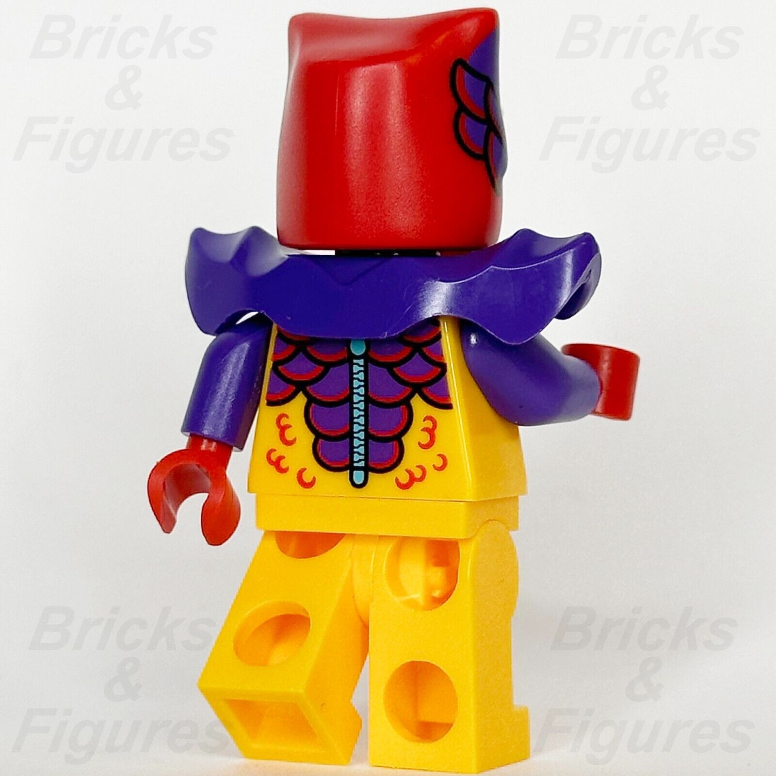 LEGO City Comic Shop Guy Minifigure Red & Orange Dragon Suit Town 60380 cty1644