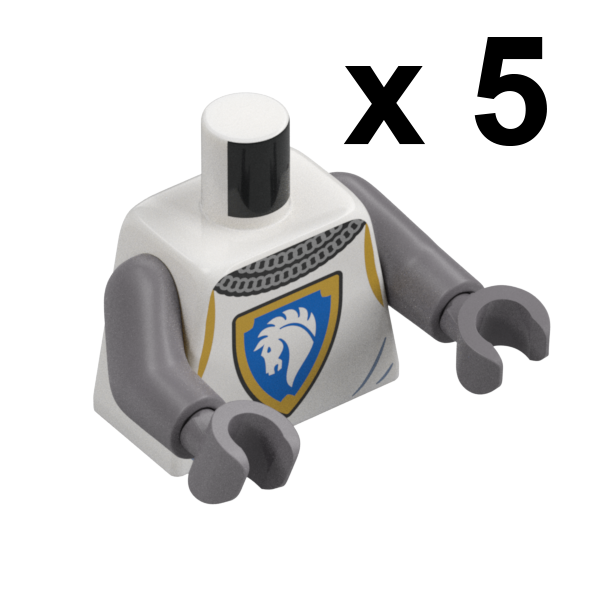 LEGO Minifigure Torso Part 6554425 76382 Castle Horse Knight Body 31168 x 50