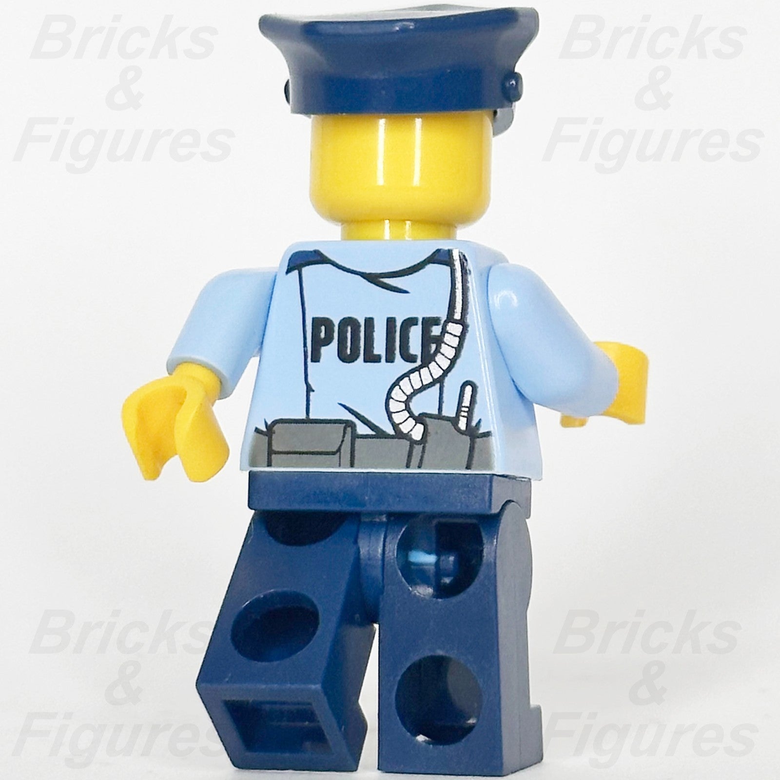 LEGO City Officer Prison Island Police Chief Minifigure Badge Town 60130 cty06332
