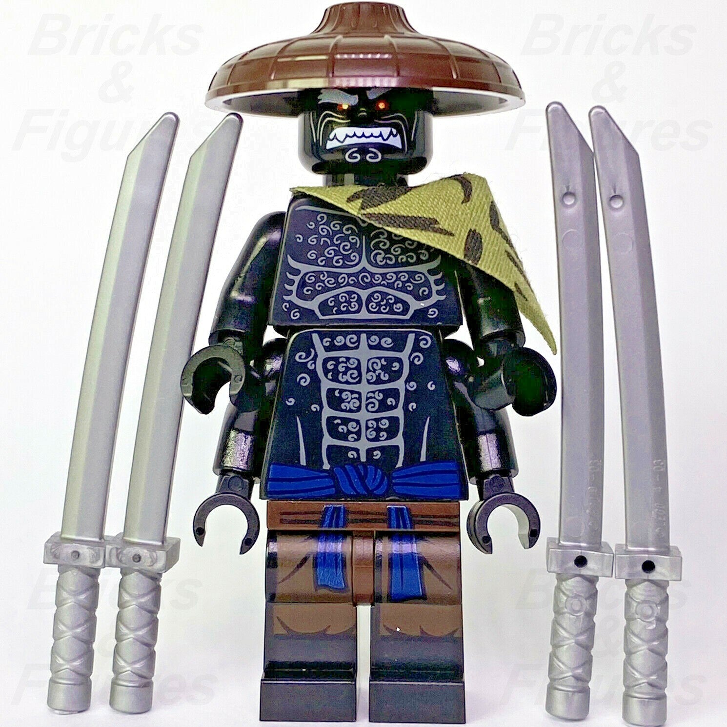 LEGO Ninjago Jungle Lord Garmadon Minifigure Ninja Movie 70608 70617 Used0