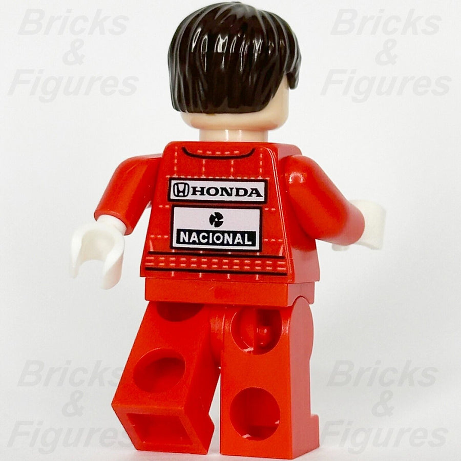 LEGO Creator Ayrton Senna Minifigure Expert F1 Racer Formula One 10330 twn497 - Bricks & Figures
