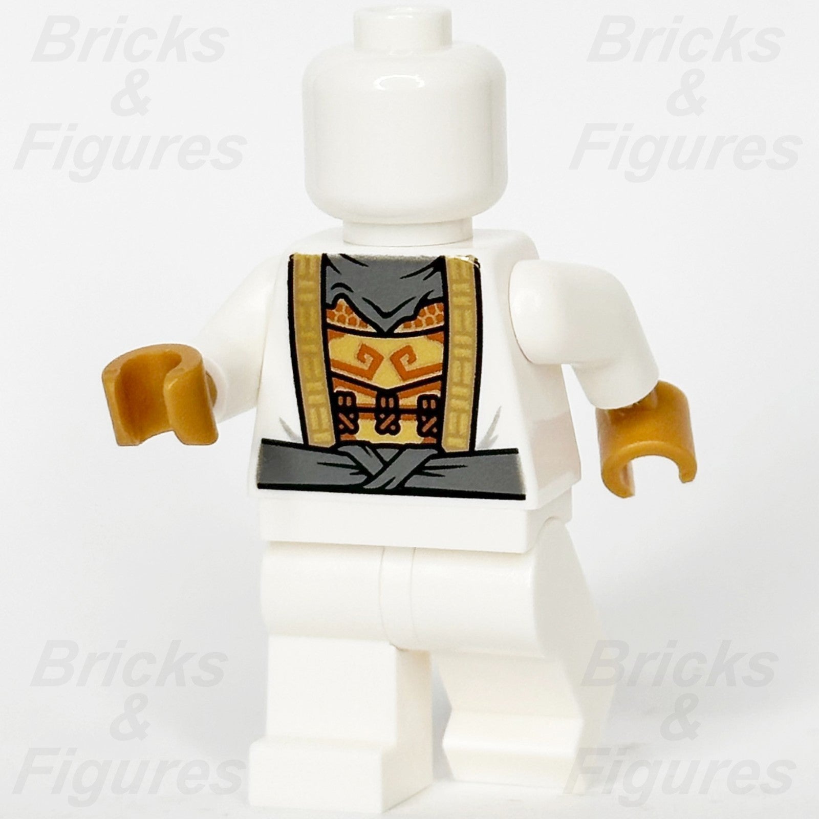 LEGO® Ninjago Sensei Wu Minifigure Torso Part Crystallized White Robe Body 717751