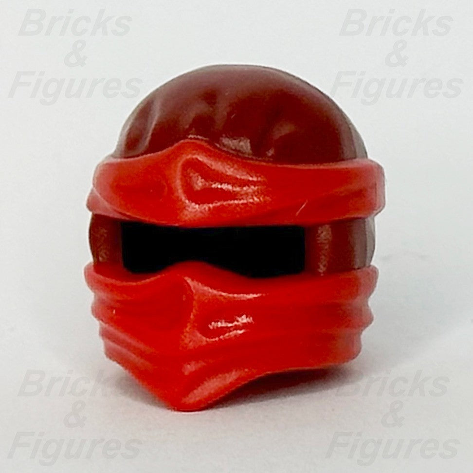 LEGO® Ninjago Kai Minifigure Ninja Wrap Part Type 2 Dark Red Helmet 19857pb010