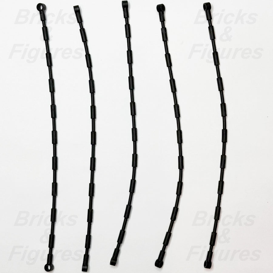LEGO Black Flexible Hose 21L Accessory Part Climbing Grips 2630 6440995 x 50
