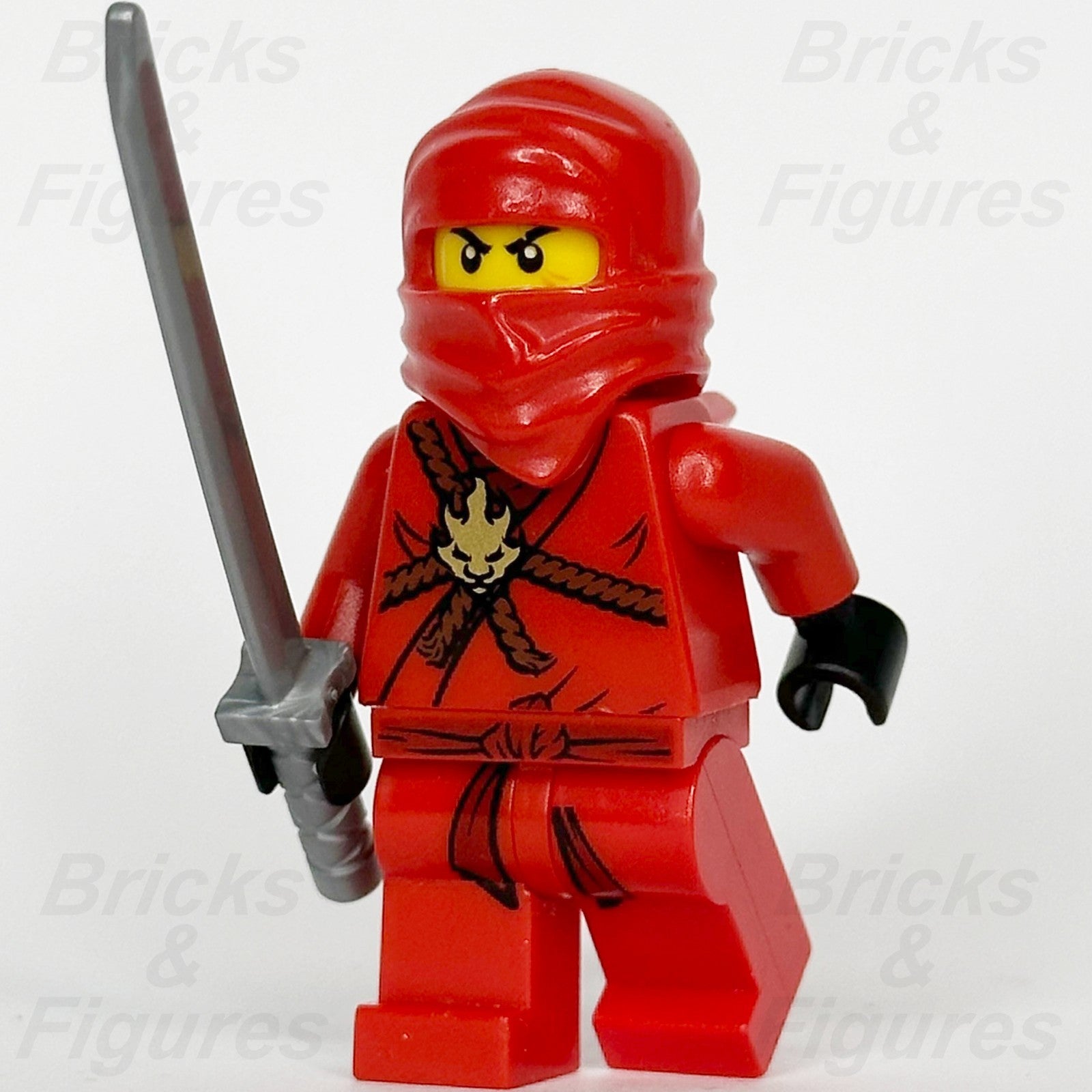 LEGO Ninjago Kai Minifigure The Golden Weapons Fire Ninja 2505 2508 njo0007 Used0