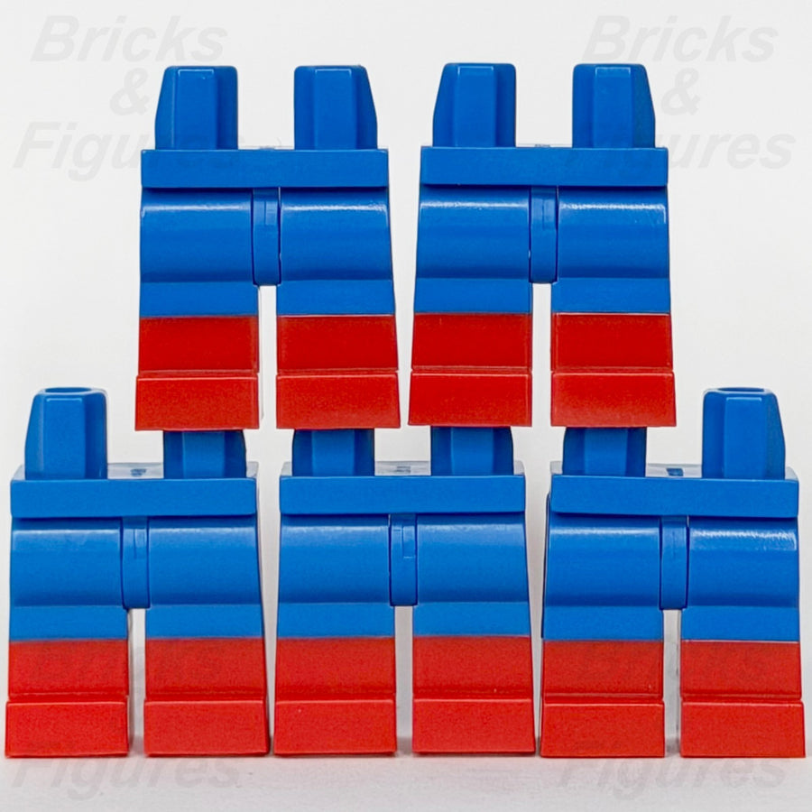 LEGO® Spider-Man Blue Legs Minifigure Part Moulded Lower Red Boots 6120518 x 50