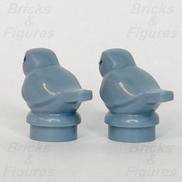 LEGO Holiday & Event Bird Animal Minifigure Part Sand Blue 80121 41835pb06 x 22