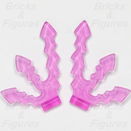 LEGO Lightning Bolt Minifigure Accessory Part Magic Trans Dark Pink 5688  x 20