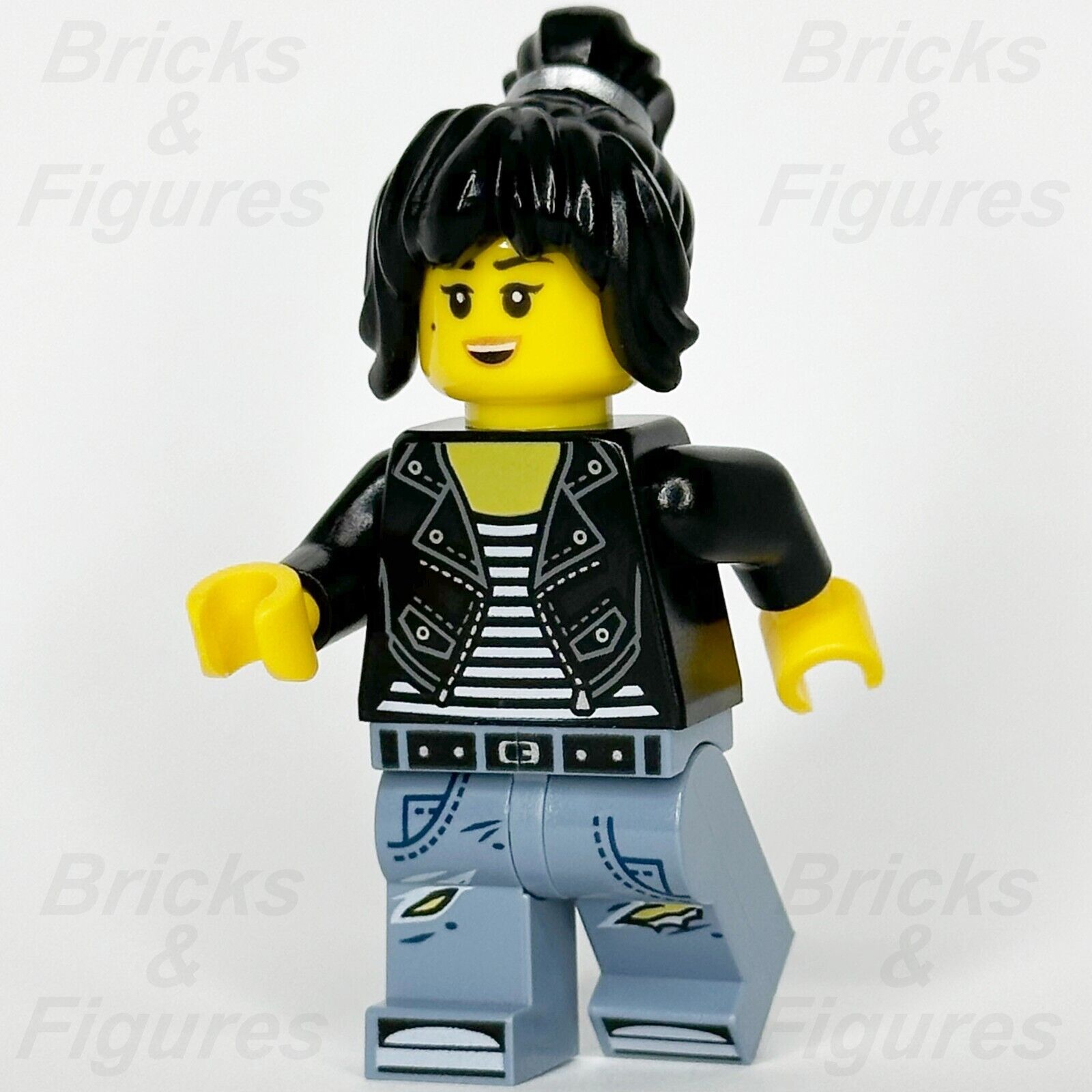 LEGO Ninjago Movie Nya Minifigure Leather Jacket High School Outfit 70607 njo355