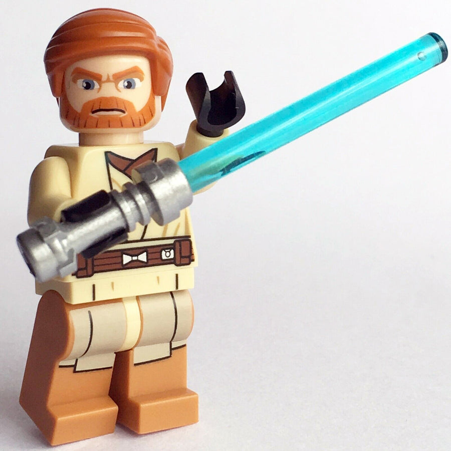 Used LEGO Star Wars ObiWan Kenobi Minifigure The Clone Wars Jedi 75012 sw04491