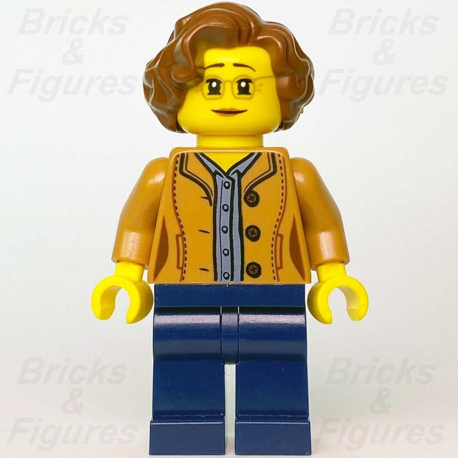 LEGO Town Female Bookshop Customer Minifigure Creator Expert City 10270 twn384 - Bricks & Figures