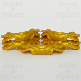 LEGO Ninjago Pearl Gold Shoulder Armour Minifigure Part Double Flaps 35635 x 50