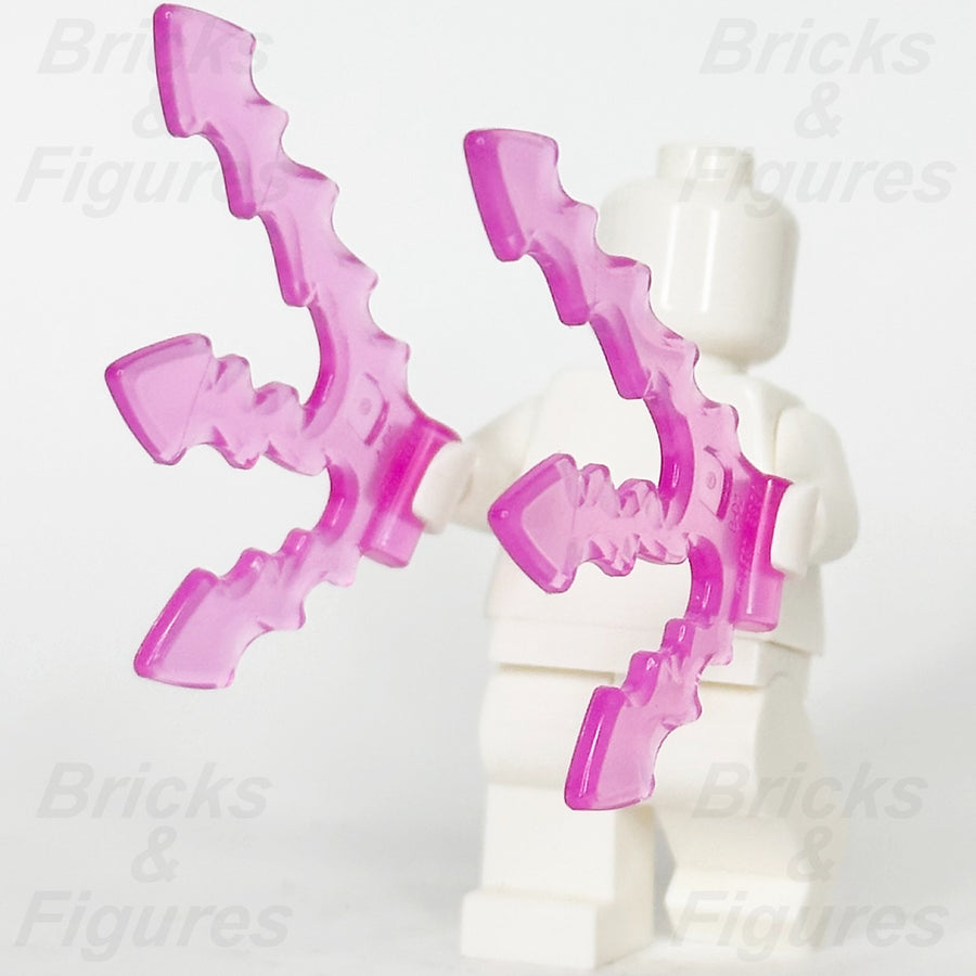 LEGO Lightning Bolt Minifigure Accessory Part Magic Trans Dark Pink 5688  x 22