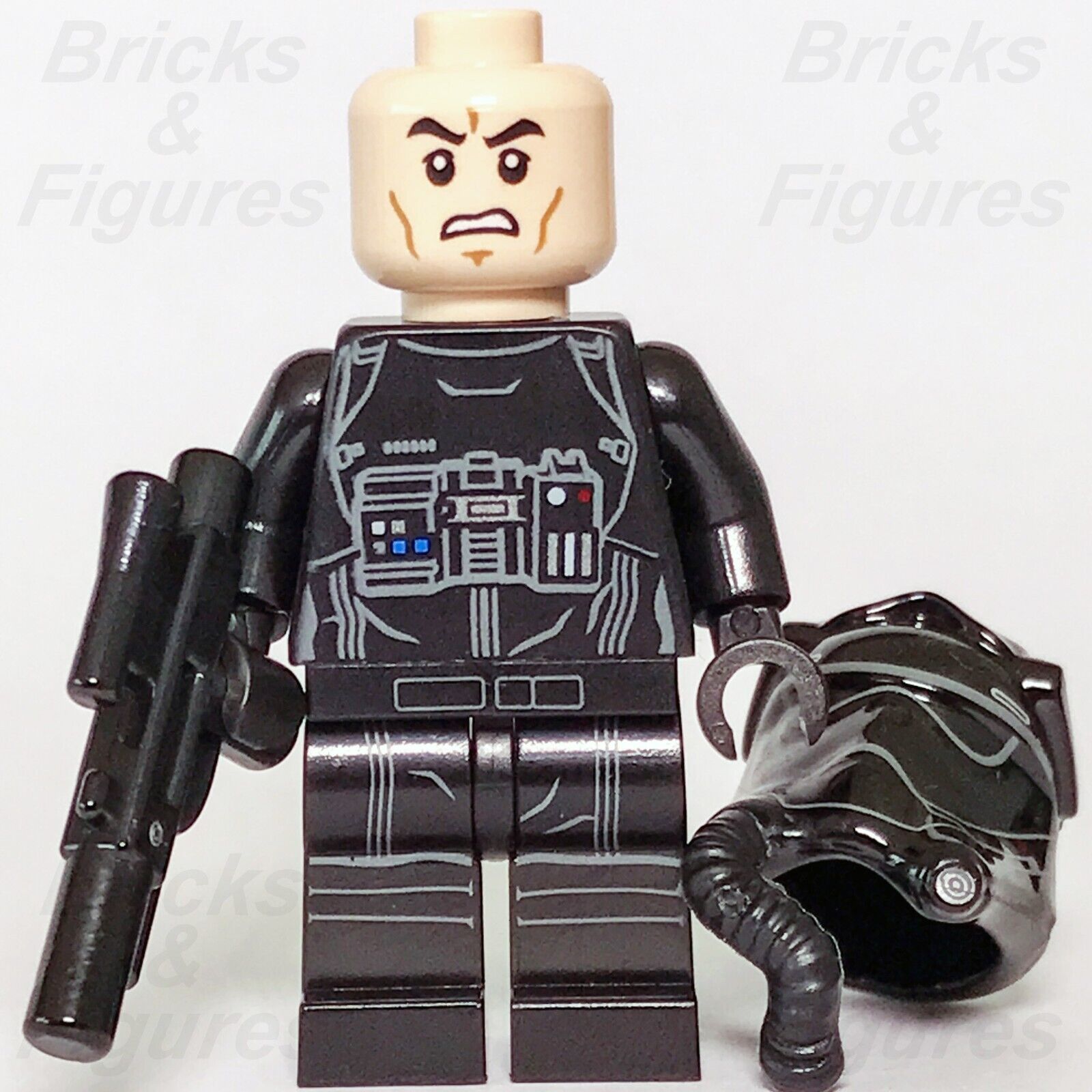 LEGO Star Wars First Order TIE Fighter Pilot Minifigure Episode 7 75101 sw0672 - Bricks & Figures
