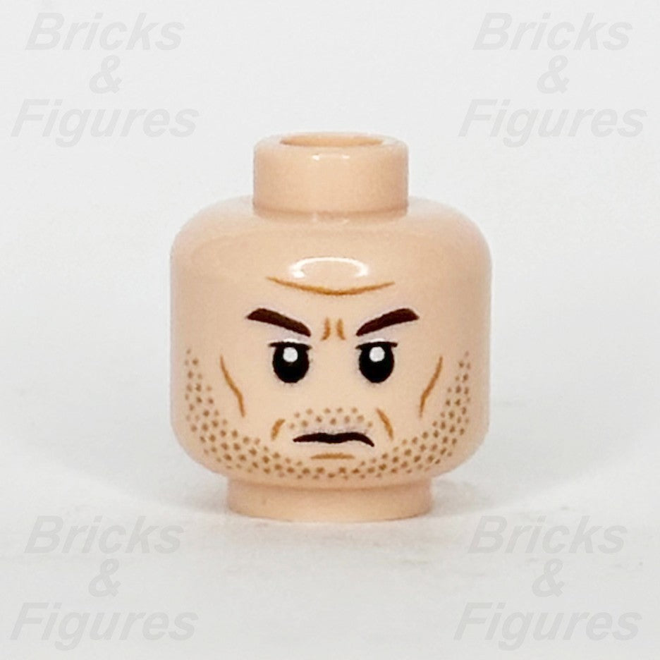 LEGO Star Wars Gar Saxon Minifigure Head Part Beard Stubble 3626pb2927 753160