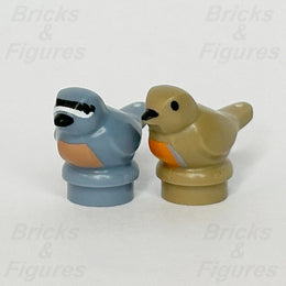 LEGO Small Bird Animal Minifigure Part Sand Blue & Dark Tan 11372 41835 x 20