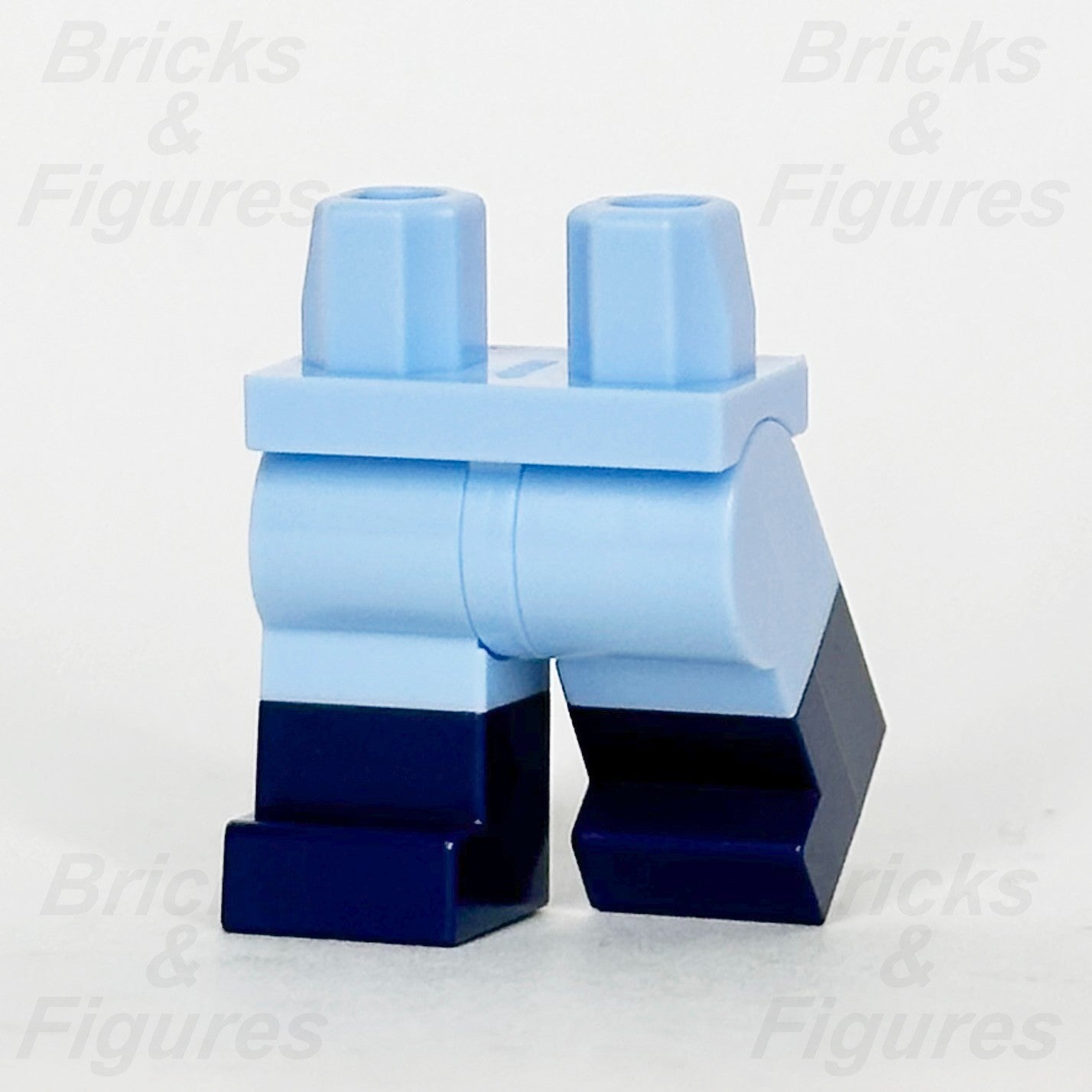 LEGO Bright Light Blue Legs Minifigure Part with Dark Blue Boots 77601 64909950