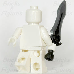 LEGO Minifigure Sword Weapon Part Flat Silver Blade Grey Hilt Broadsword 21348 - Bricks & Figures