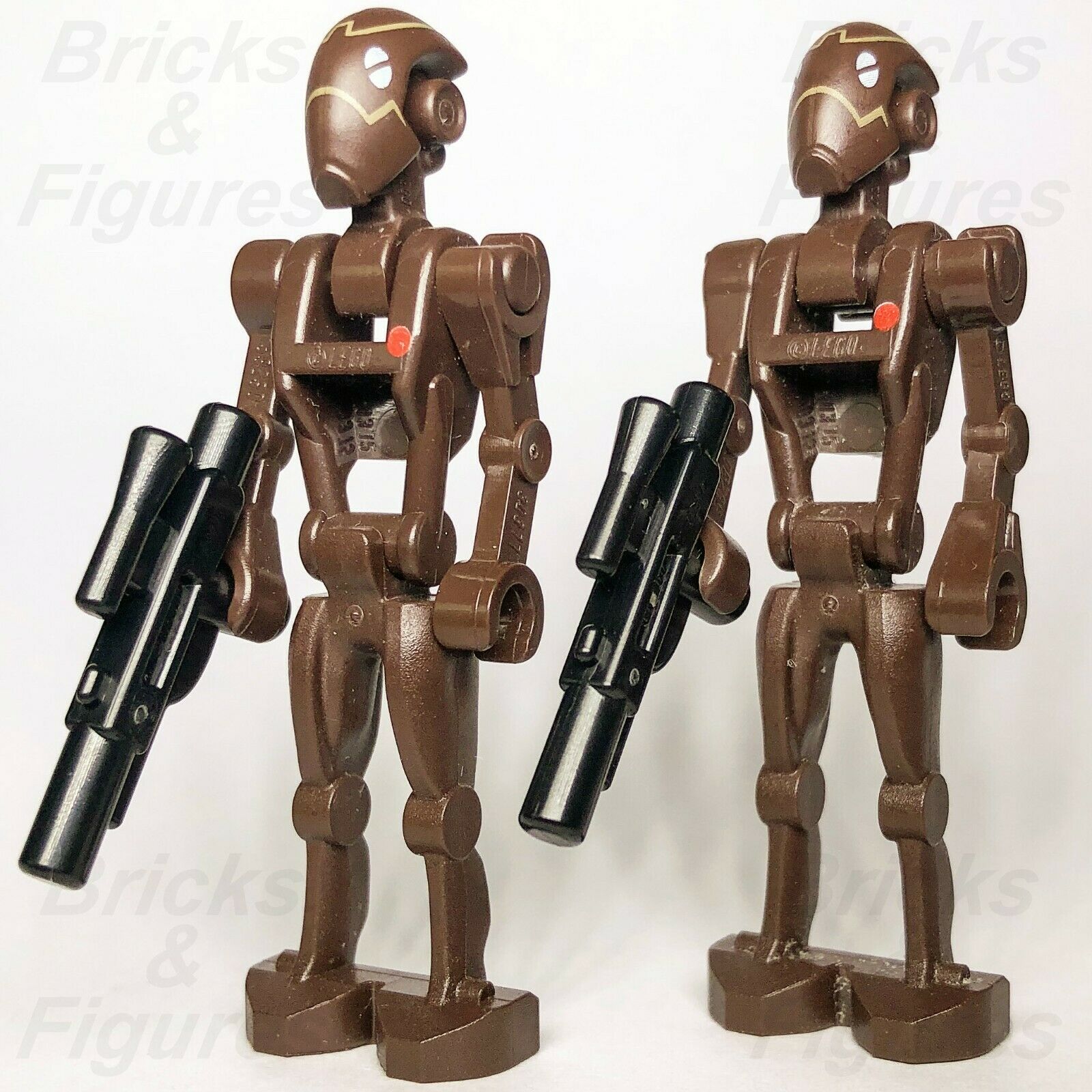 2 x Star Wars LEGO Commando Droid Clone Wars Minifigure 75012 9488 sw0359 - Bricks & Figures