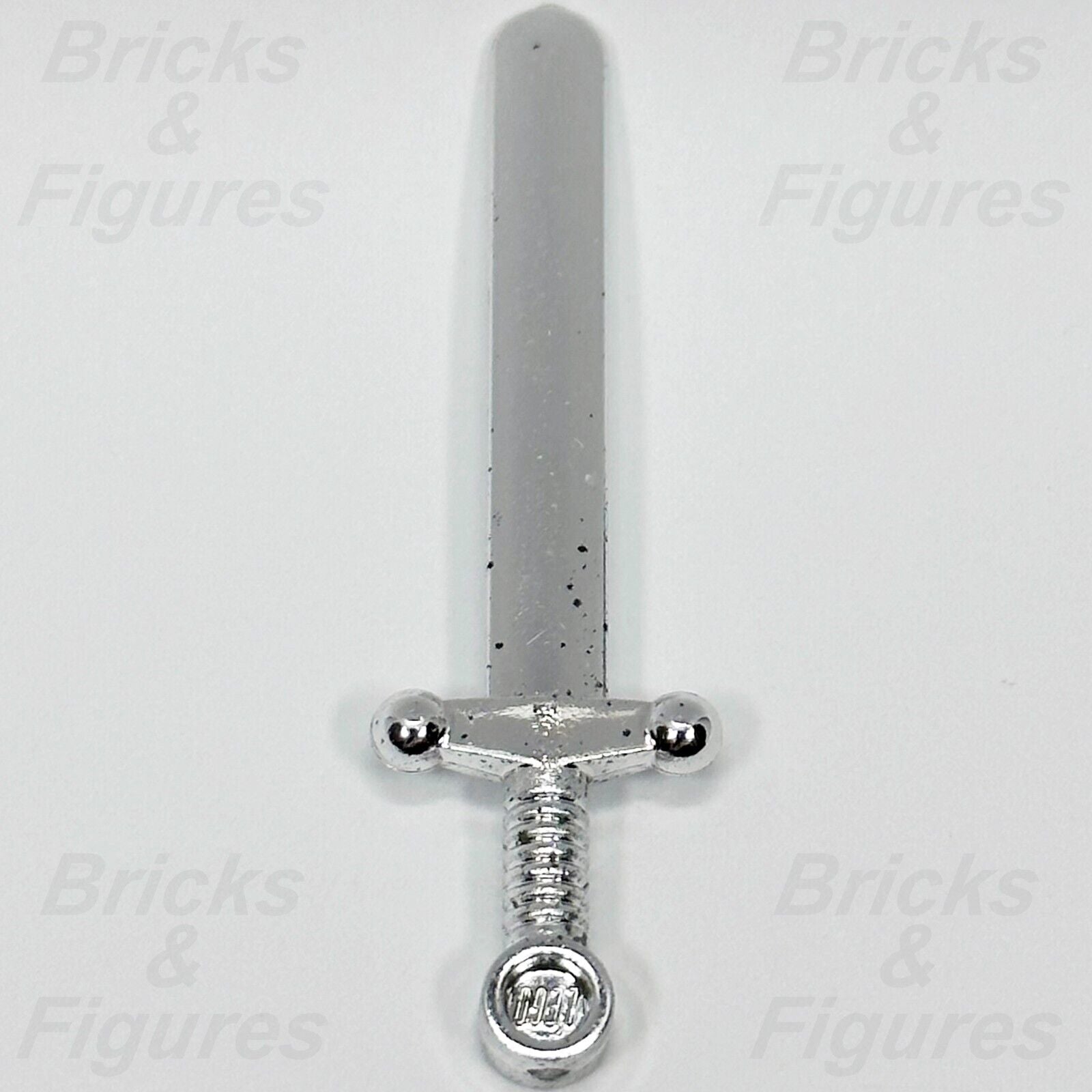 LEGO Chrome Silver Greatsword Sword Blade Minifigure Castle Part 59 71014