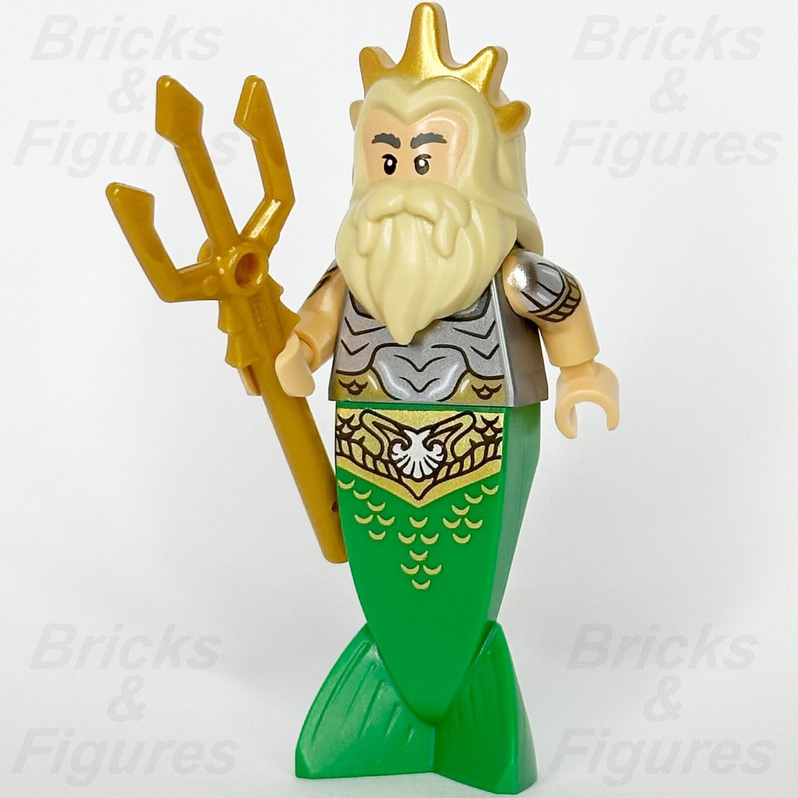 LEGO Disney King Triton Minifigure The Little Mermaid 43225 dp111 Minifig