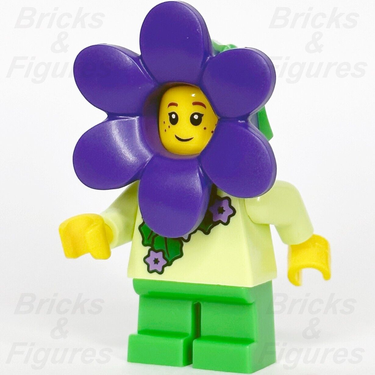 LEGO Flower Costume Girl Minifigure Purple Bud Build-A-Minifigure BAM 2023