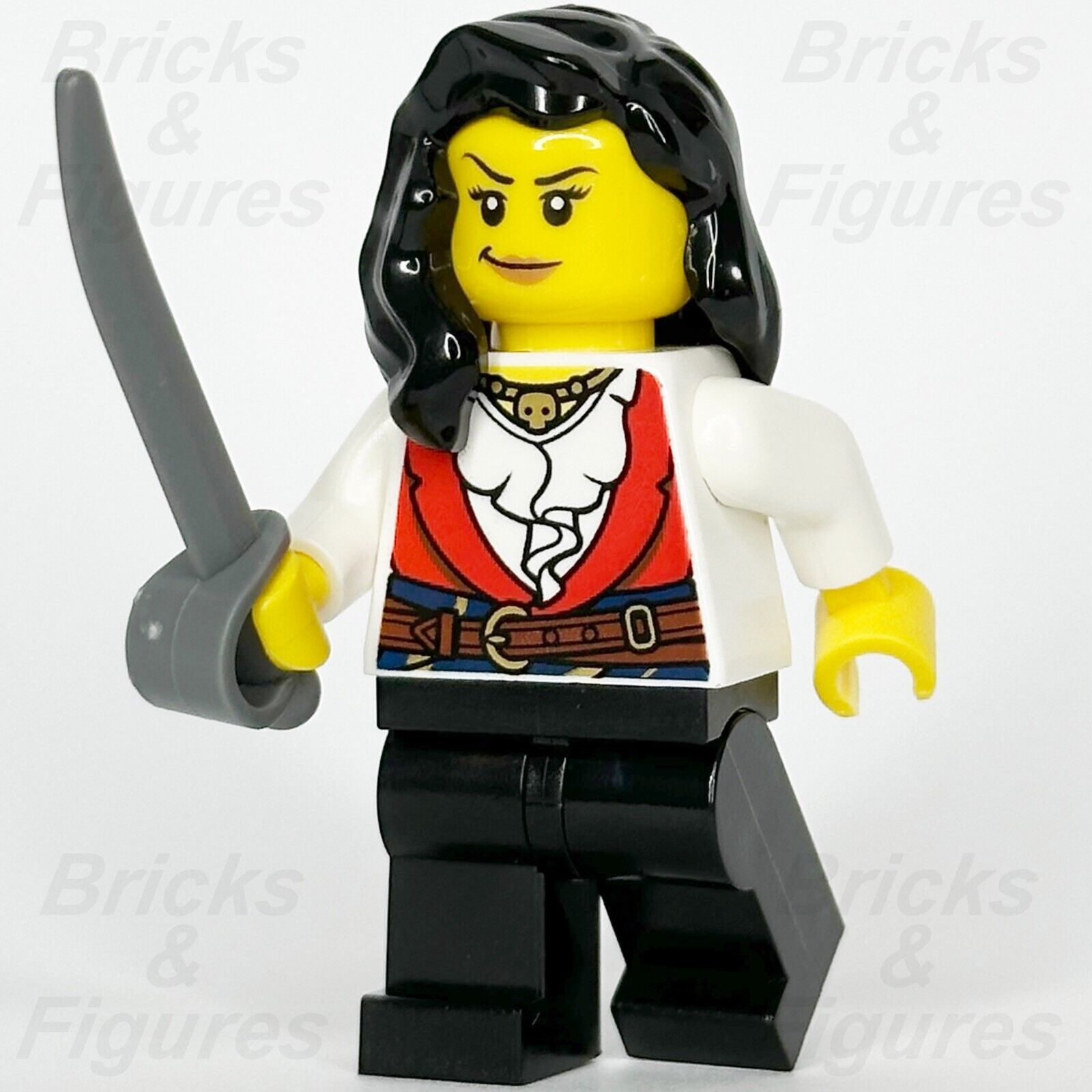 LEGO Pirate Minifigure Pirates Imperial Soldiers Lady Anchor Female 10320 pi189