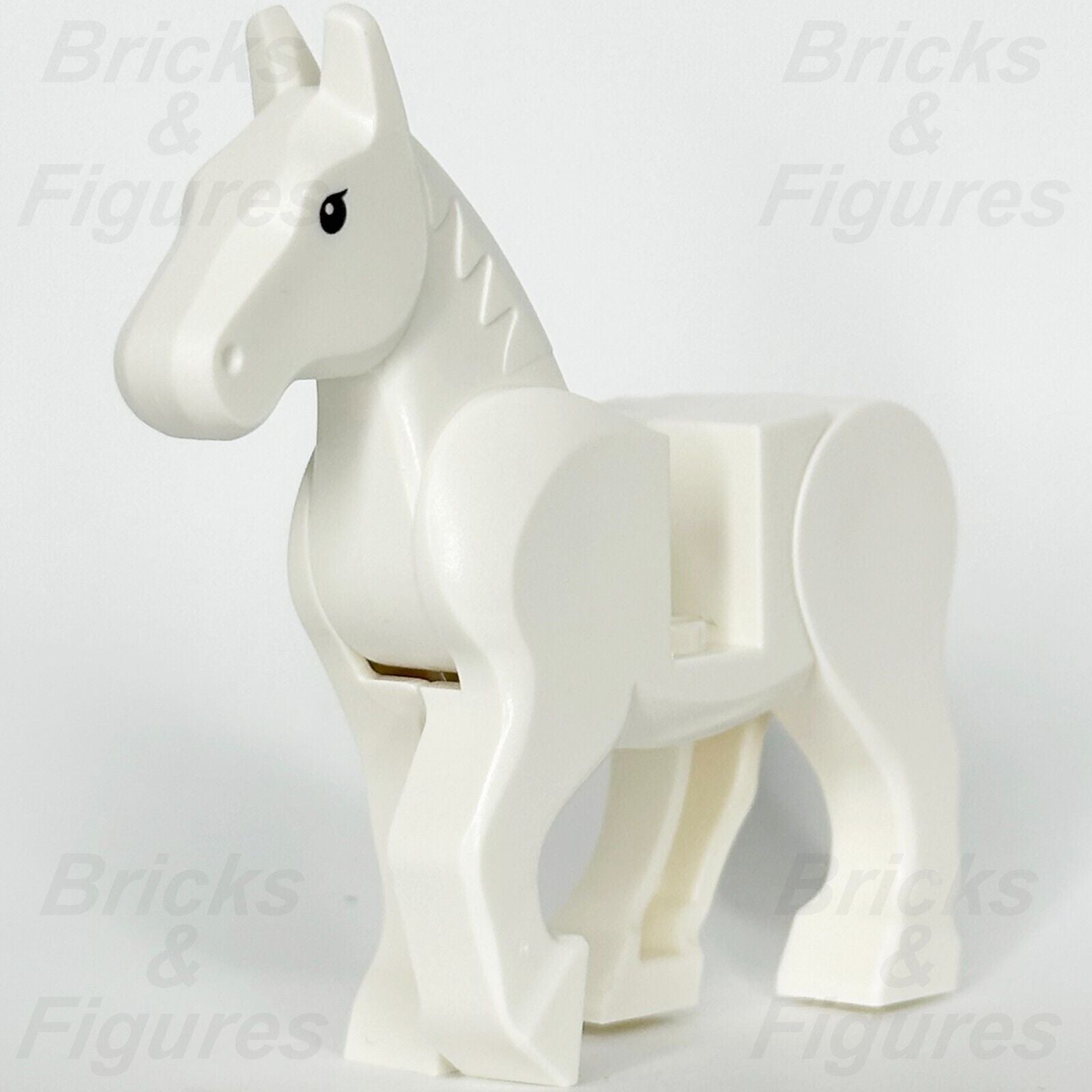 LEGO White Horse Minifigure Animal Part Movable Legs 76266 10352c01pb09 Minifig