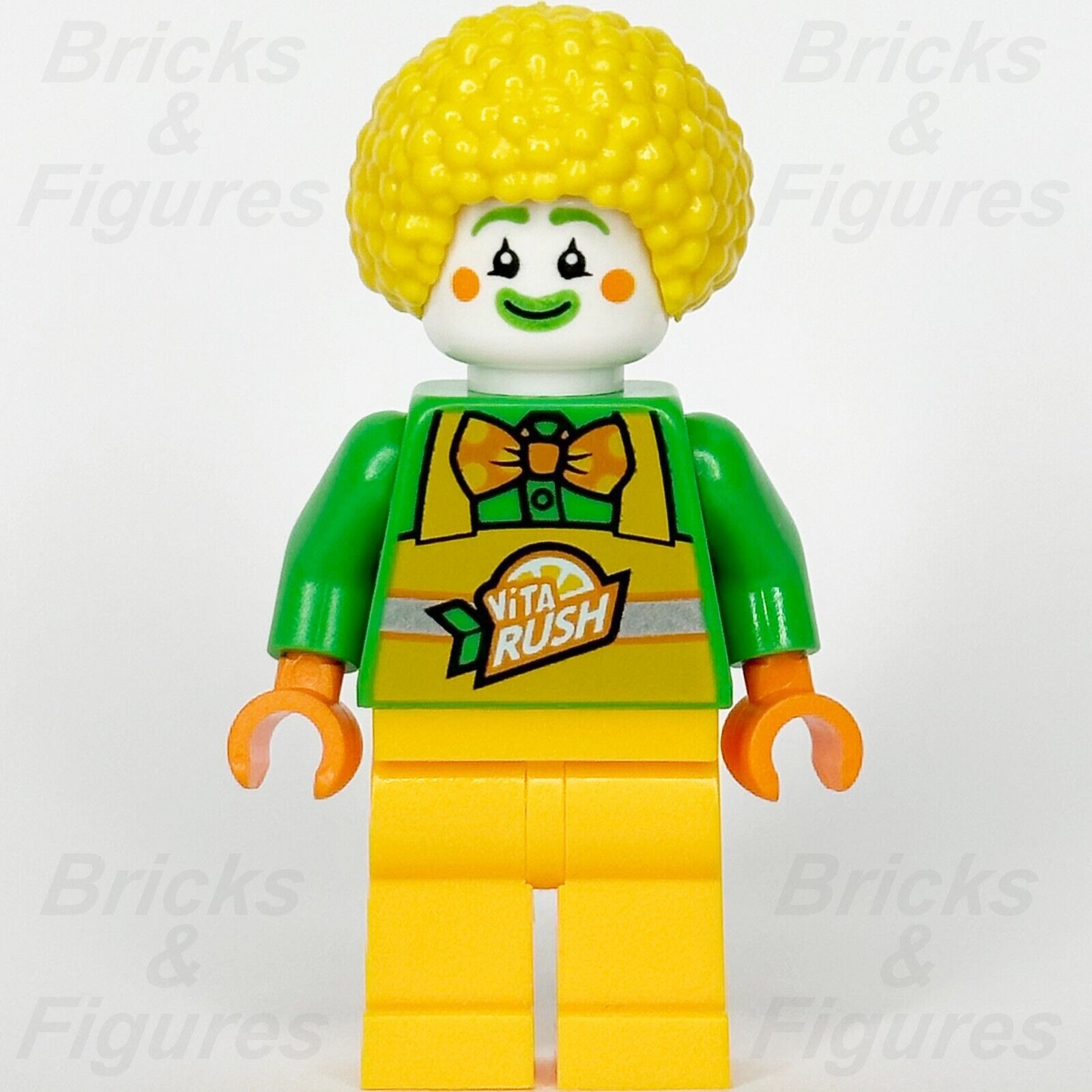 LEGO City Citrus the Clown Minifigure Hospital Yellow Hair Town 60330 cty1339