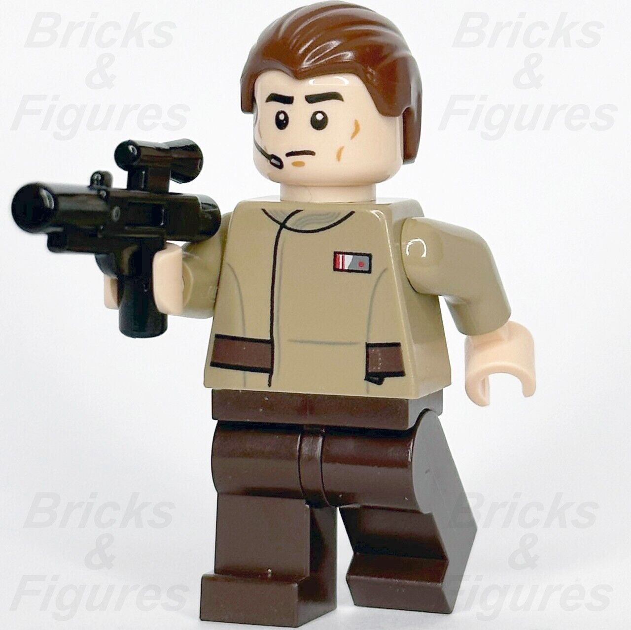 LEGO Star Wars Resistance Officer Minifigure Headset Print Pattern 75131 sw0699