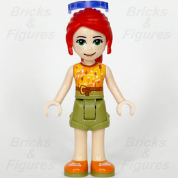 LEGO Friends Mia Minifigure Green Shorts Orange Top Sunglasses 41426 frnd388 - Bricks & Figures