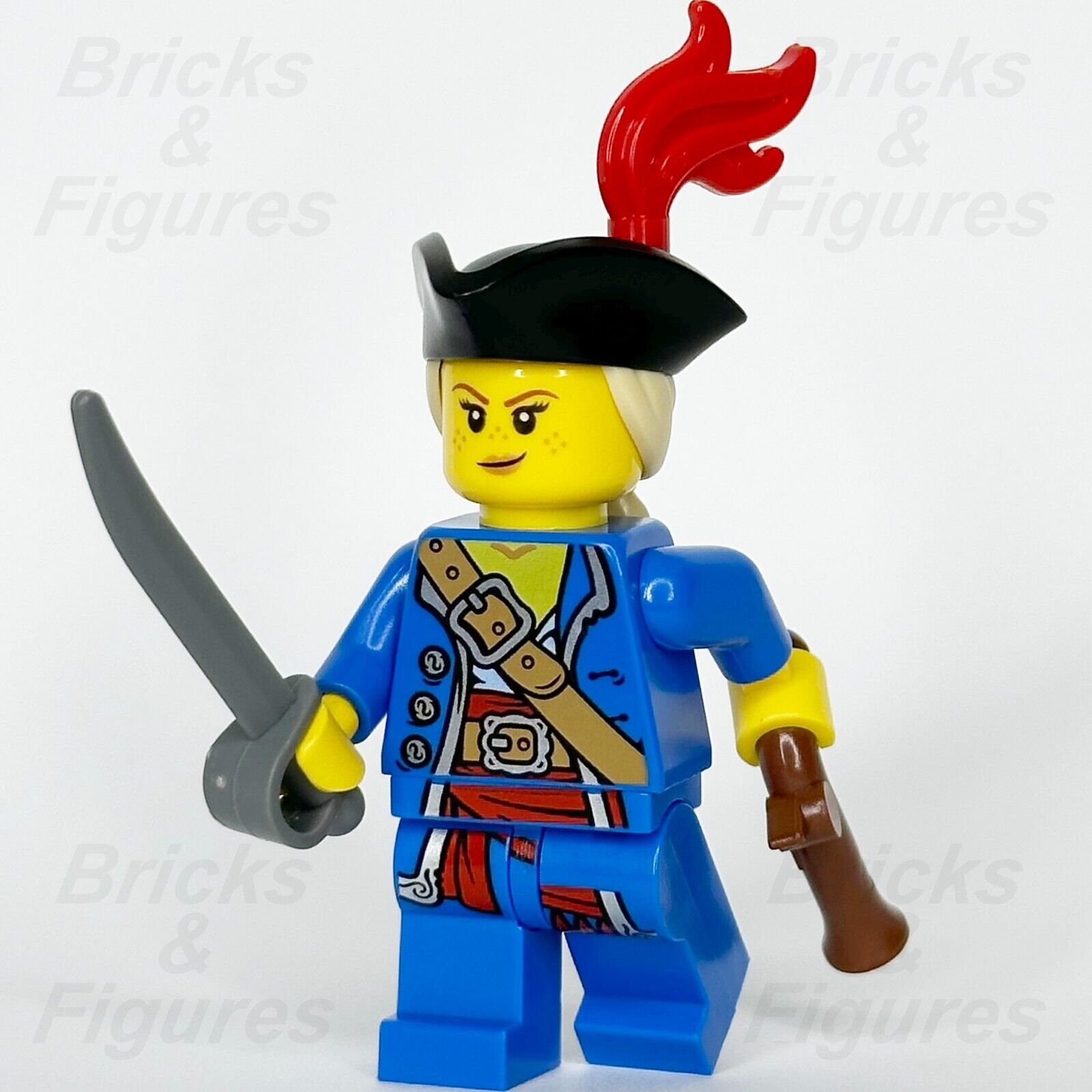 LEGO Pirate Minifigure Build-A-Minifigure Cutlass Sword Flintlock Gun BAM 2024