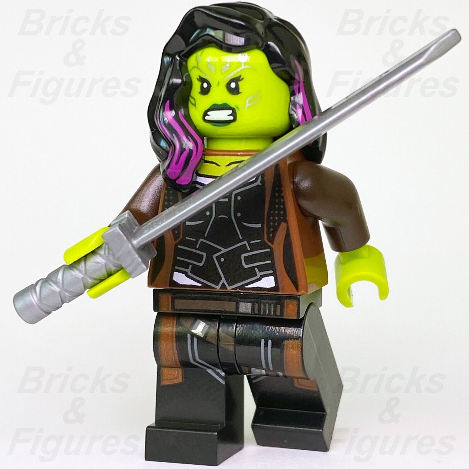 LEGO Marvel Super Heroes Gamora Minifigure Avengers Infinity War 76107 sh506