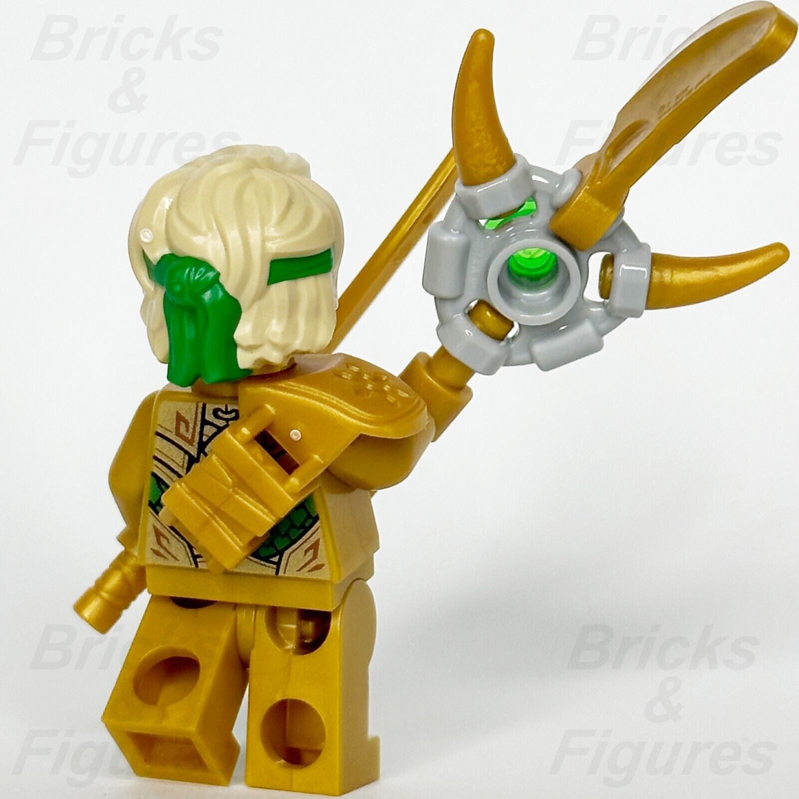 LEGO Ninjago Lloyd Golden Oni Minifigure Crystalized Ninja Hair 892297 njo796 3