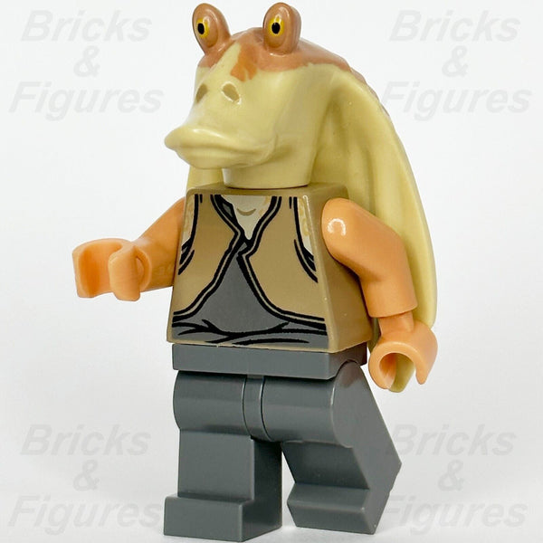 LEGO Star Wars Jar Jar Binks Minifigure Gungan General 75080 9499 7929 sw0301