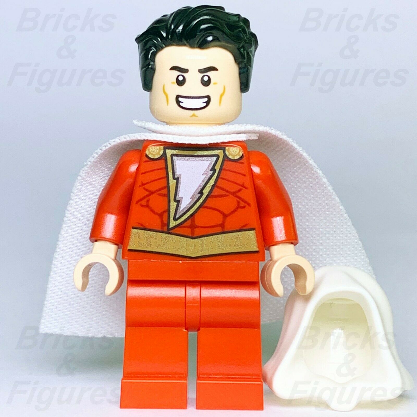 DC Super Heroes LEGO Shazam with Hood Minifigure from 30623 76120 Shazam! - Bricks & Figures