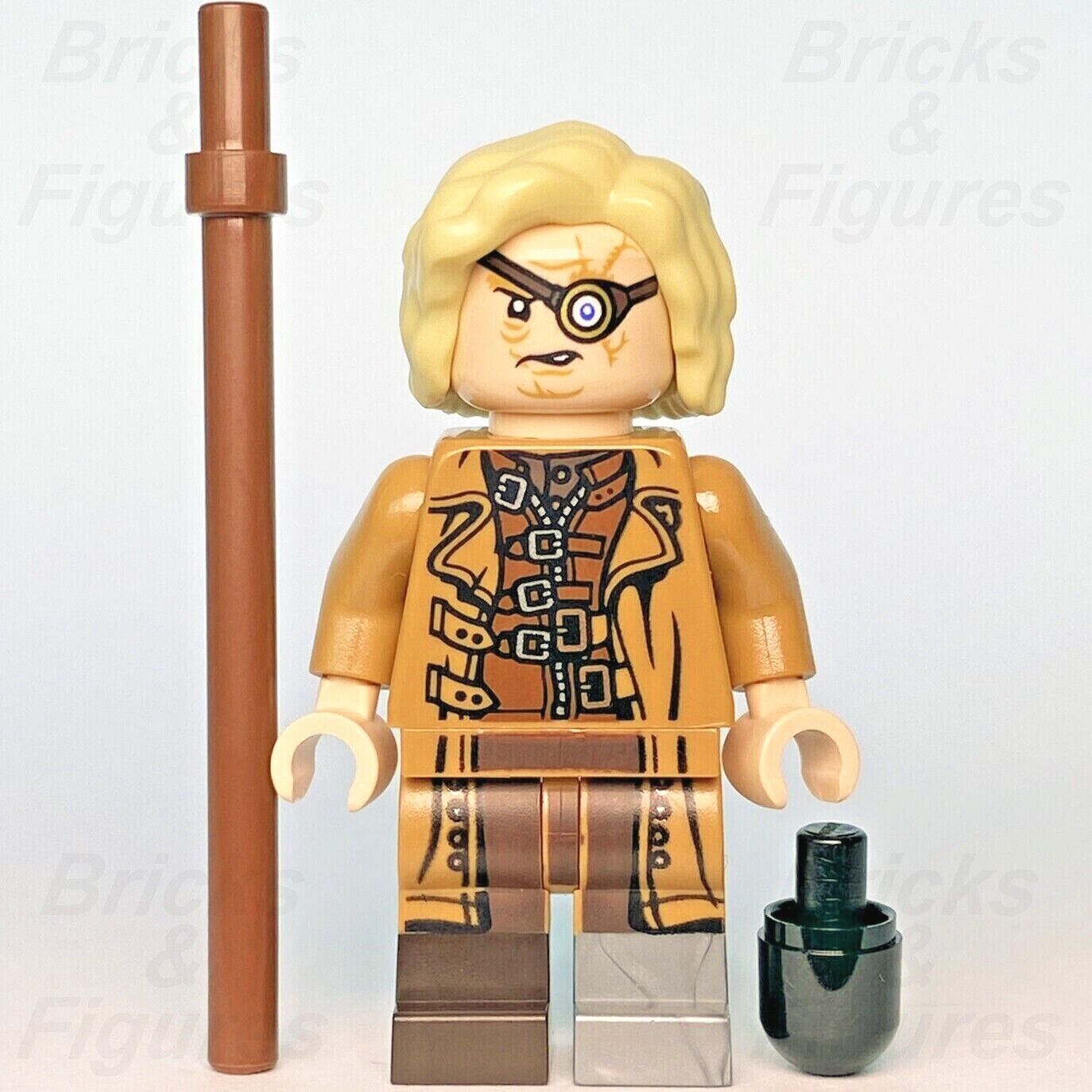 Harry Potter LEGO Professor Mad-Eye Moody, Alastor Minifigure 76397 hp329 New - Bricks & Figures