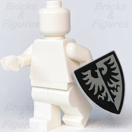 Ideas LEGO Black Falcon Triangular Shield Minifigure Weapon Part 21325 31120 - Bricks & Figures