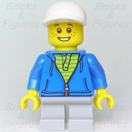 Ideas LEGO Young Boy with White Cap & Blue Hoodie Minifigure 21310 idea033 - Bricks & Figures