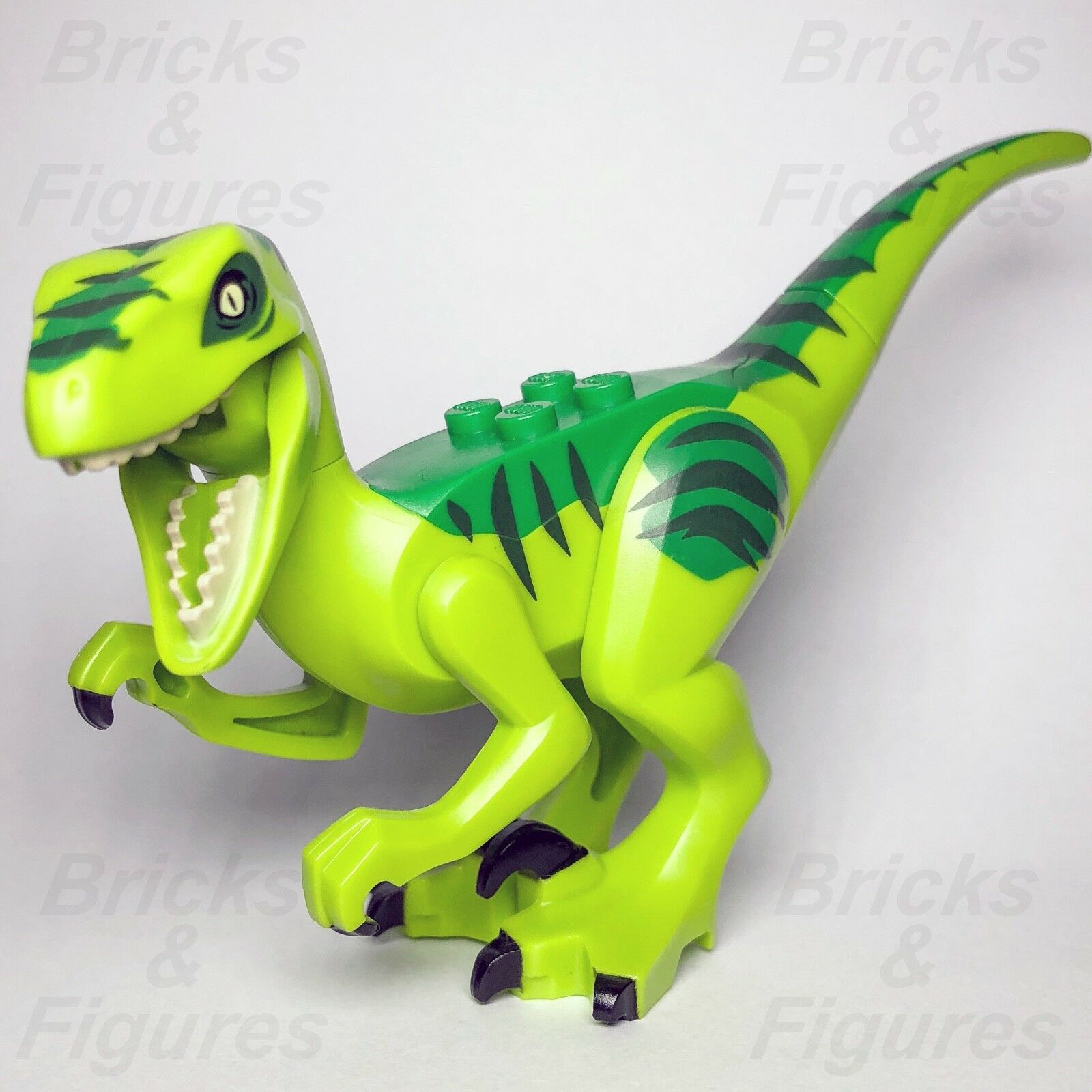 JURASSIC WORLD lego GREEN RAPTOR dinosaur DINO fallen kingdom GENUINE 10757 park - Bricks & Figures